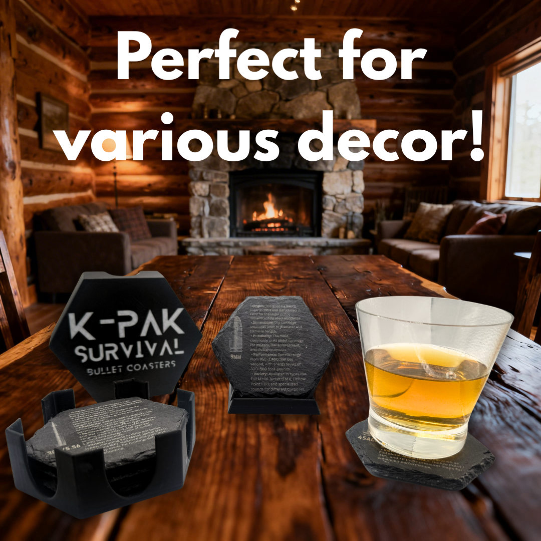 K-Pak Survival Bullet Coasters