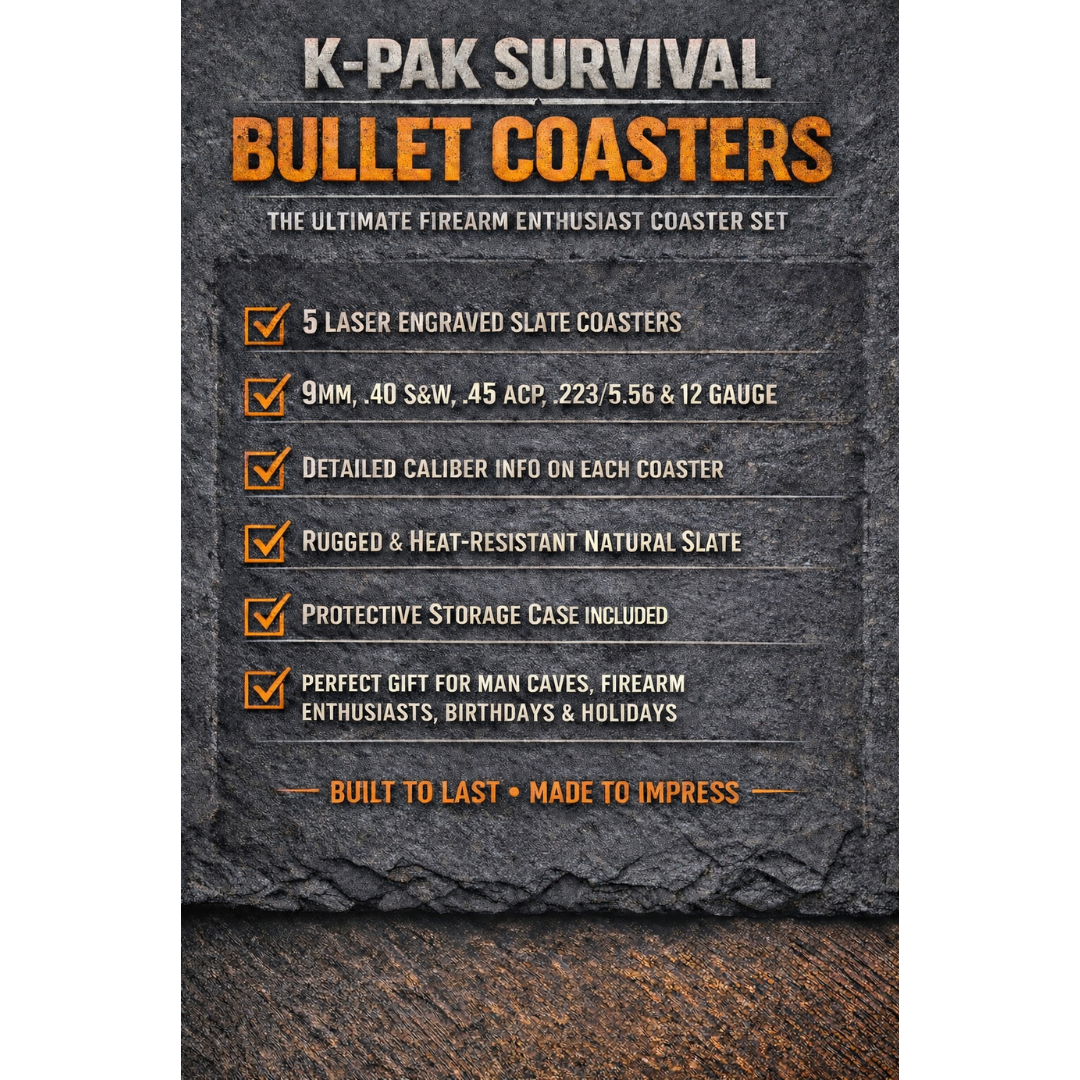 K-Pak Survival Bullet Coasters
